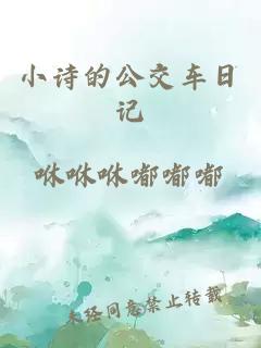 小诗的公交车日记