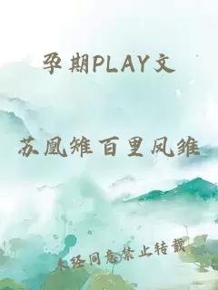 孕期PLAY文